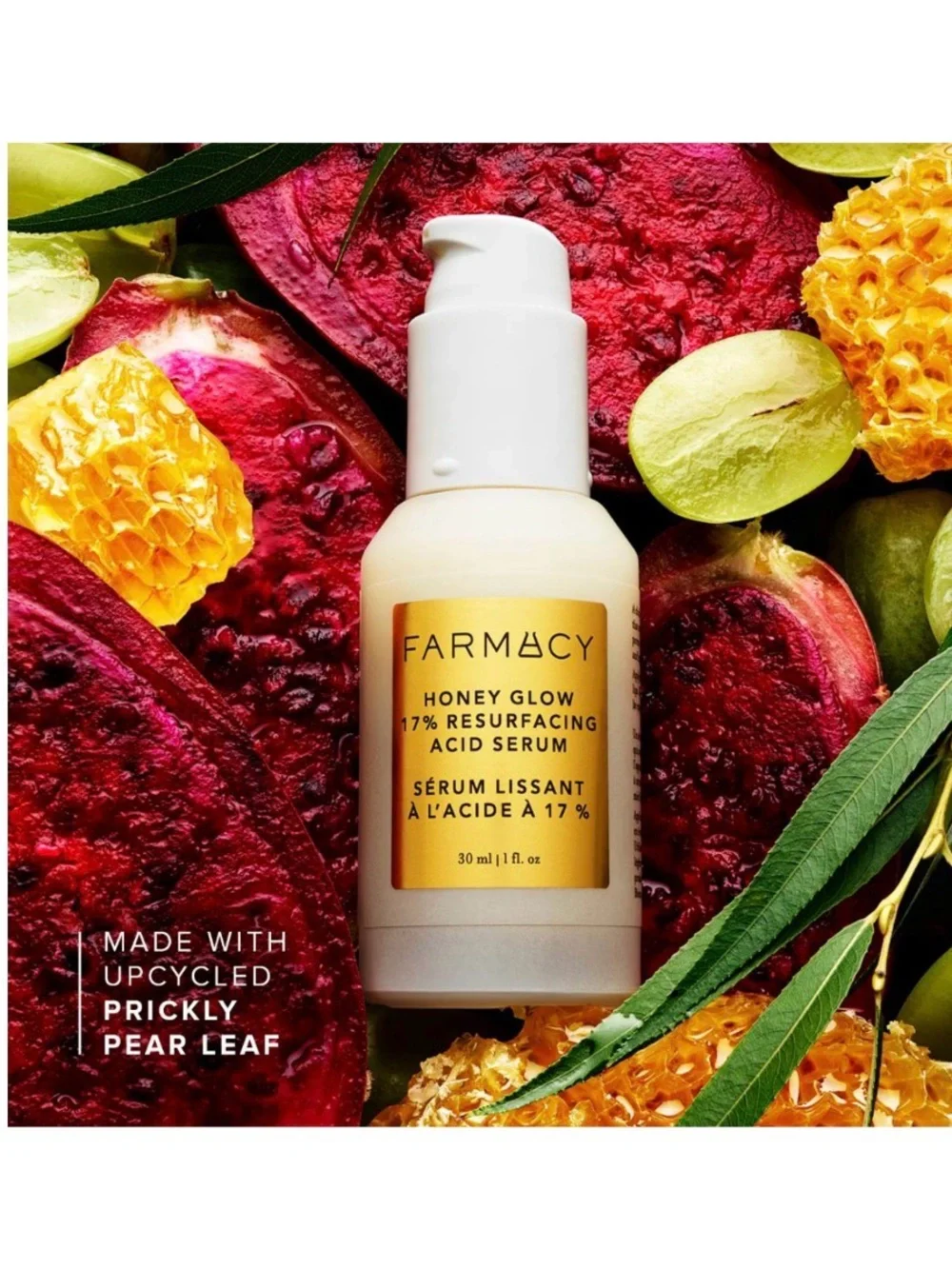 NEW Farmacy Honey Glow 17% Resurfacing Acid Serum